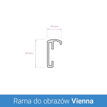 Rama aluminiowa Vienna