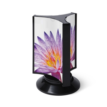 Trójstronny stojak na menu