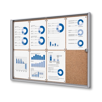 Gablota ogłoszeniowa KORKOWA JDSCXSC 8xA4